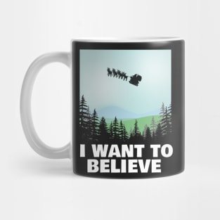 X-Files Christmas Mash-Up - I Want To Believe Mug